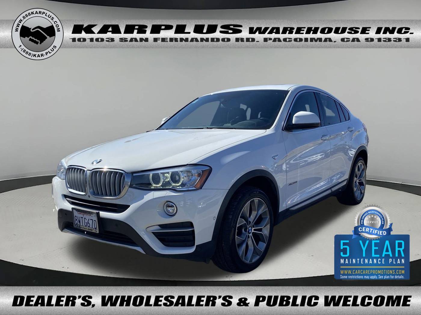 2018 BMW X4 28i — SUV — 81,493 mi — Pacoima, CA