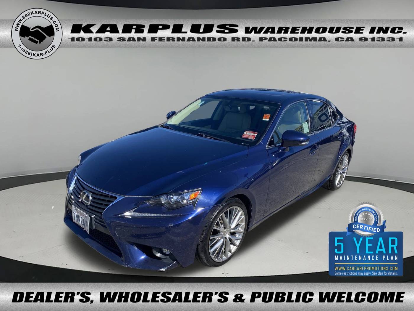 2015 Lexus IS IS 250 — Sedan — 114,117 mi — Pacoima, CA