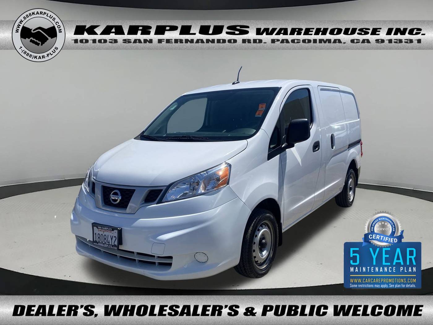 2020 Nissan NV200 Compact Cargo S — Cargo Van — 53,055 mi — Pacoima, CA