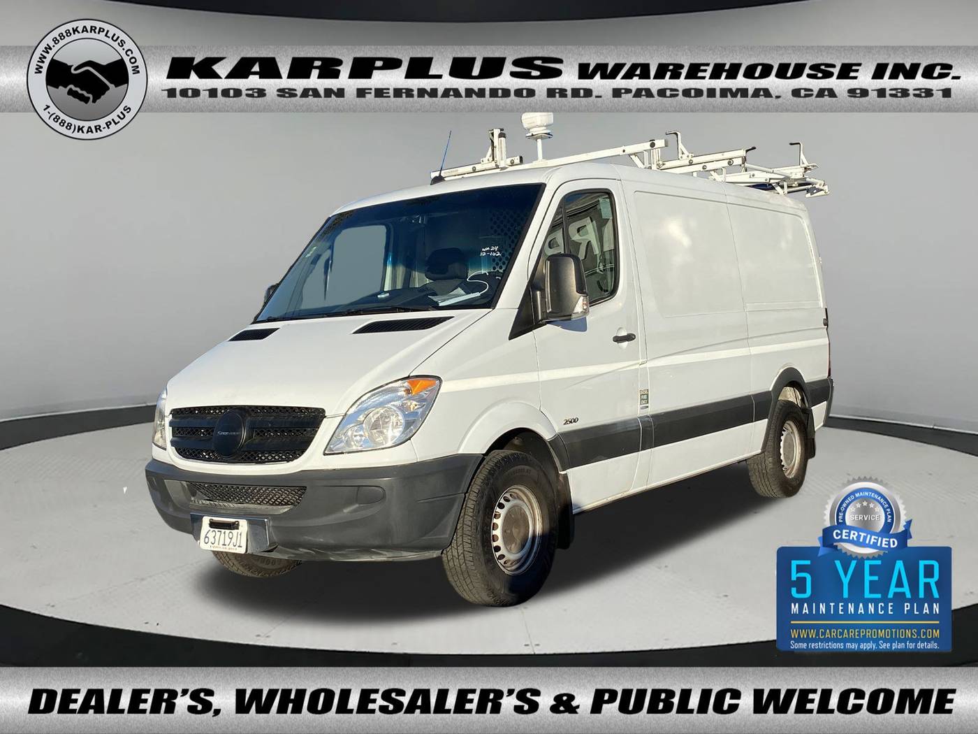 2012 Mercedes-Benz Sprinter Cargo Van 2500 — Cargo Van — 109,431 mi — Pacoima, CA
