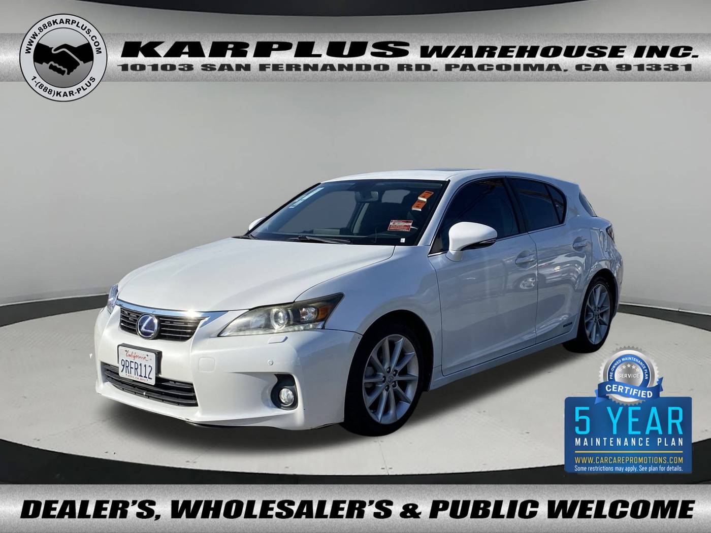 2013 Lexus CT CT 200h — Hatchback — 71,778 mi — Pacoima, CA