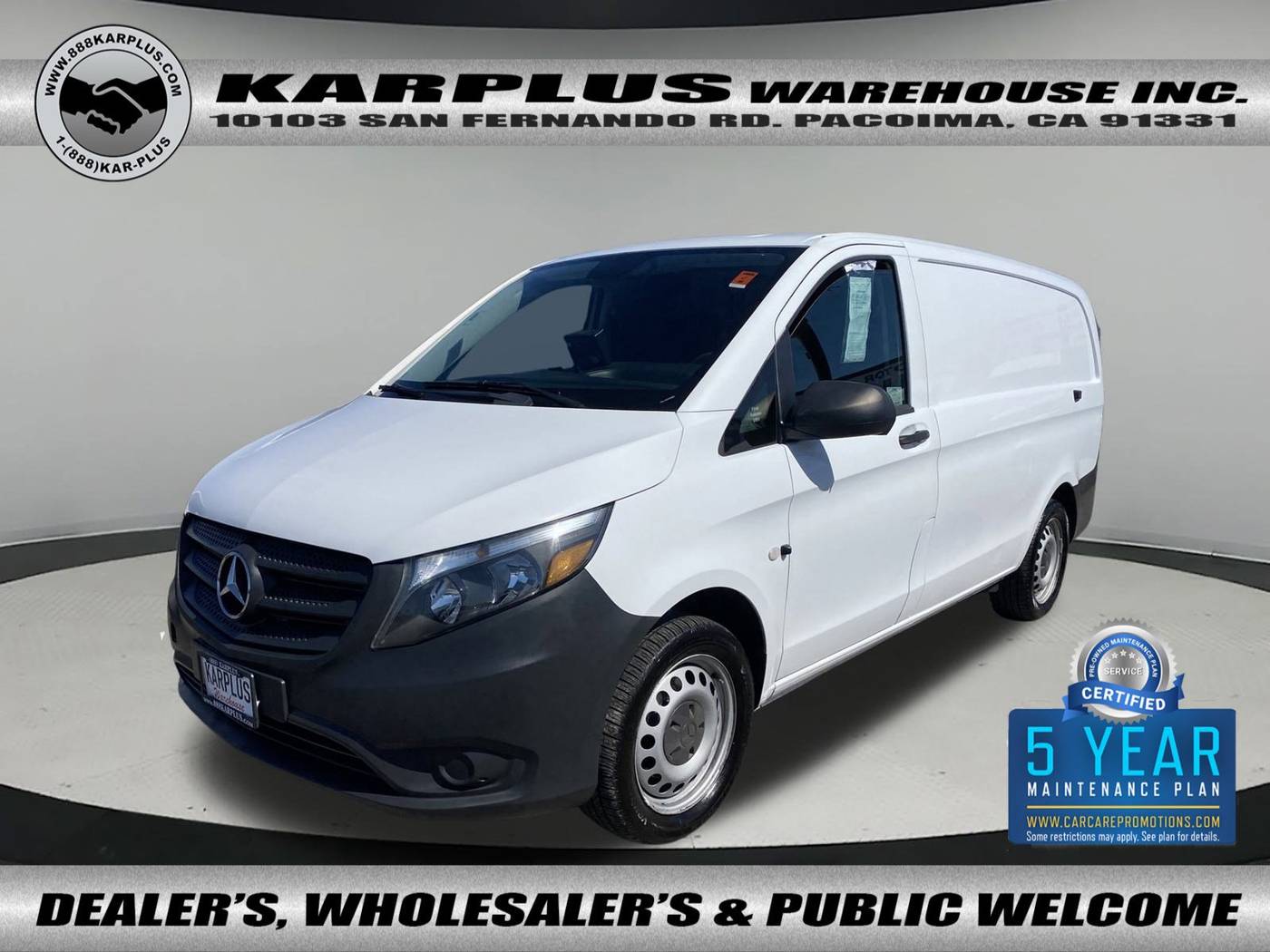 2019 Mercedes-Benz Metris Cargo Van Standard — Cargo Van — 121,738 mi — Pacoima, CA