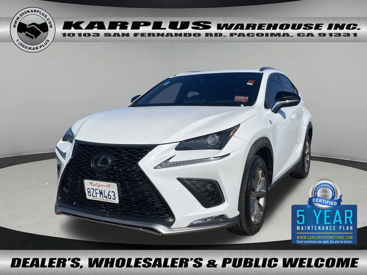 2019 Lexus NX NX 300 F Sport — SUV — 95,663 mi — Pacoima, CA