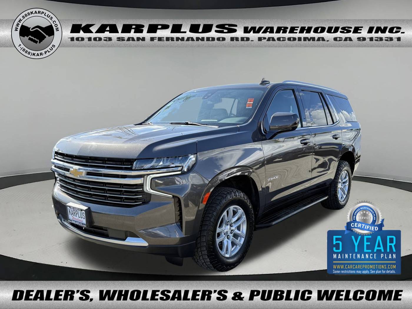 2021 Chevrolet Tahoe LT — SUV — 77,225 mi — Pacoima, CA