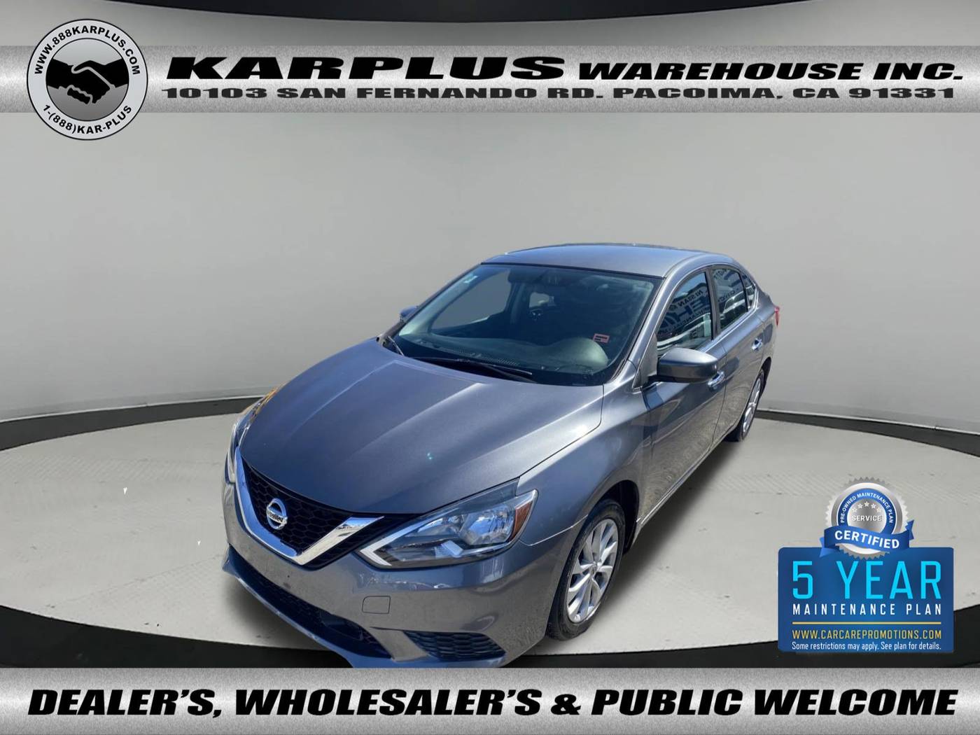 2019 Nissan Sentra SV — Sedan — 52,496 mi — Pacoima, CA