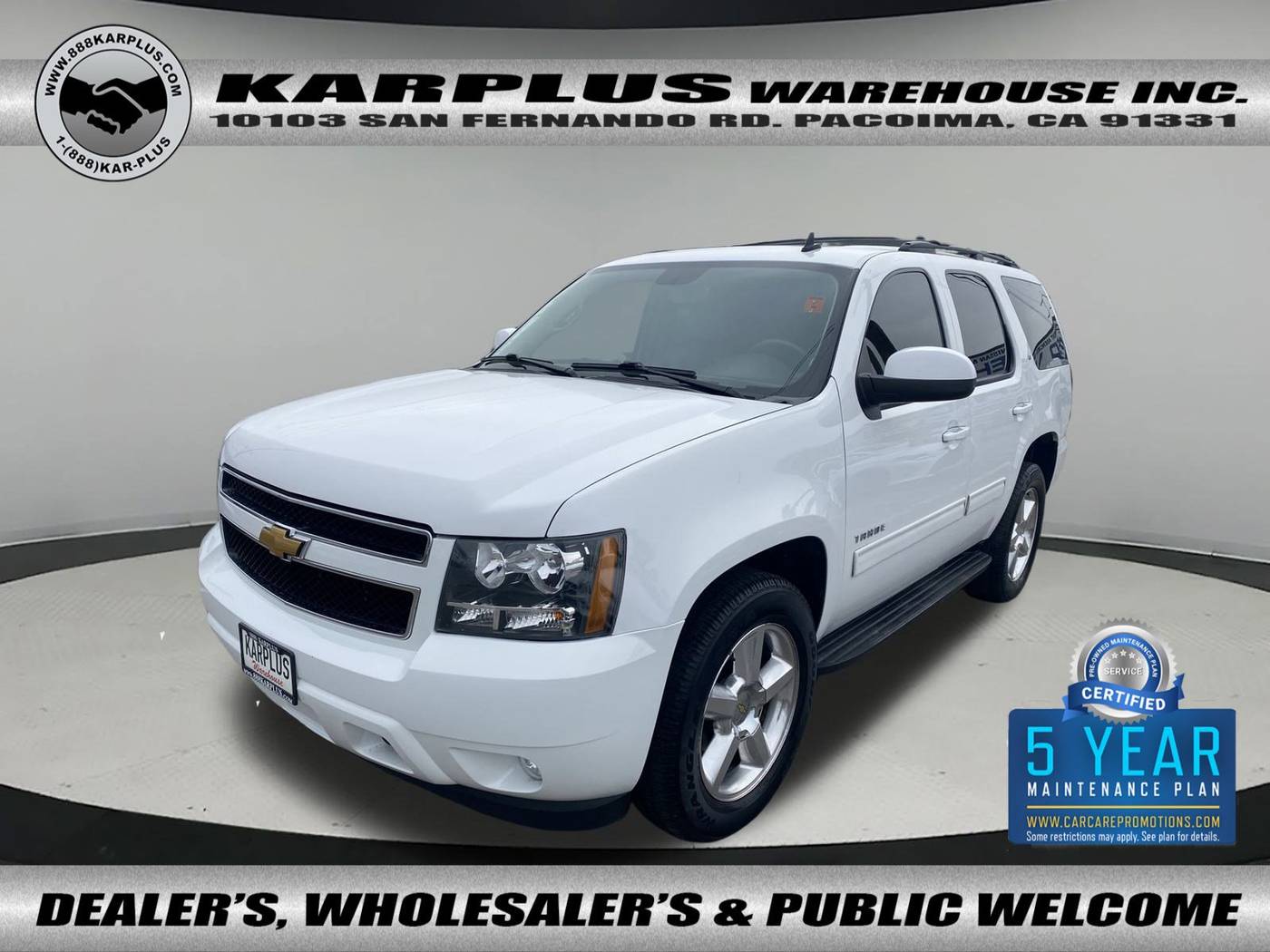 2013 Chevrolet Tahoe LT — SUV — 87,688 mi — Pacoima, CA