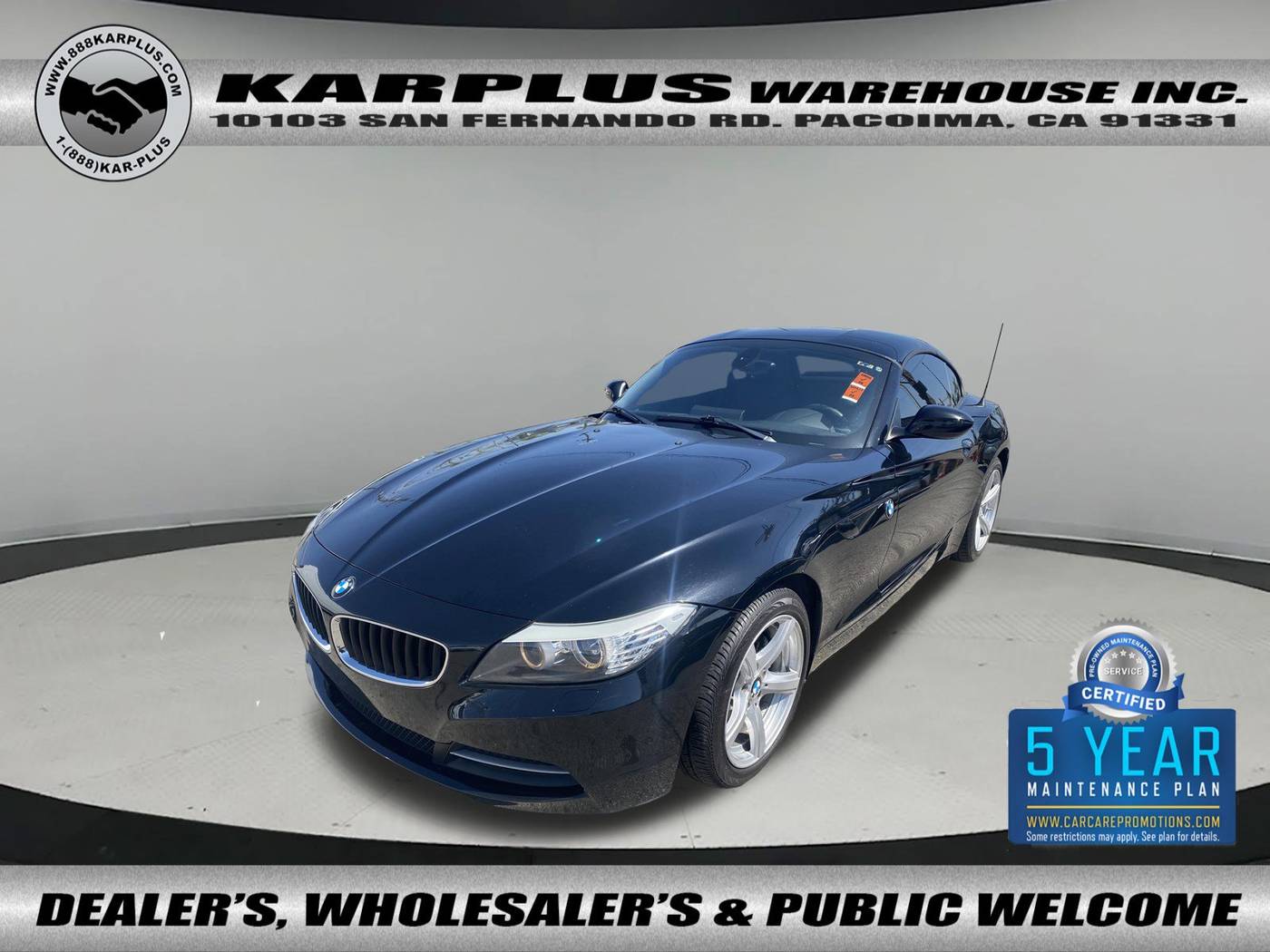 2011 BMW Z4 30i — Convertible — 52,878 mi — Pacoima, CA