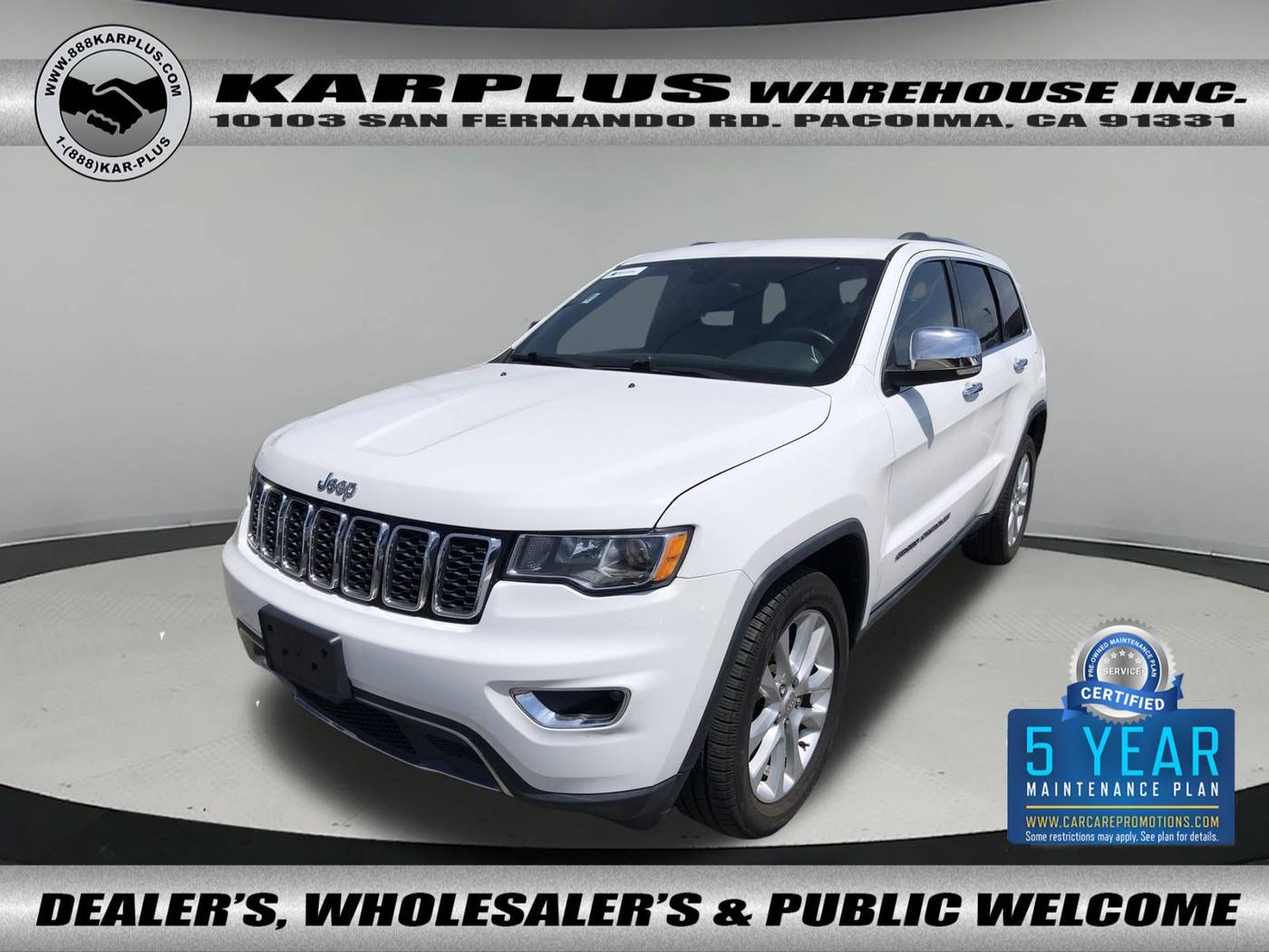 2017 Jeep Grand Cherokee Limited — SUV — 65,254 mi — Pacoima, CA