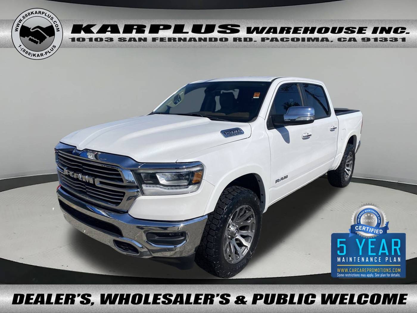 2019 Ram 1500 Laramie — Pickup Truck — 53,210 mi — Pacoima, CA