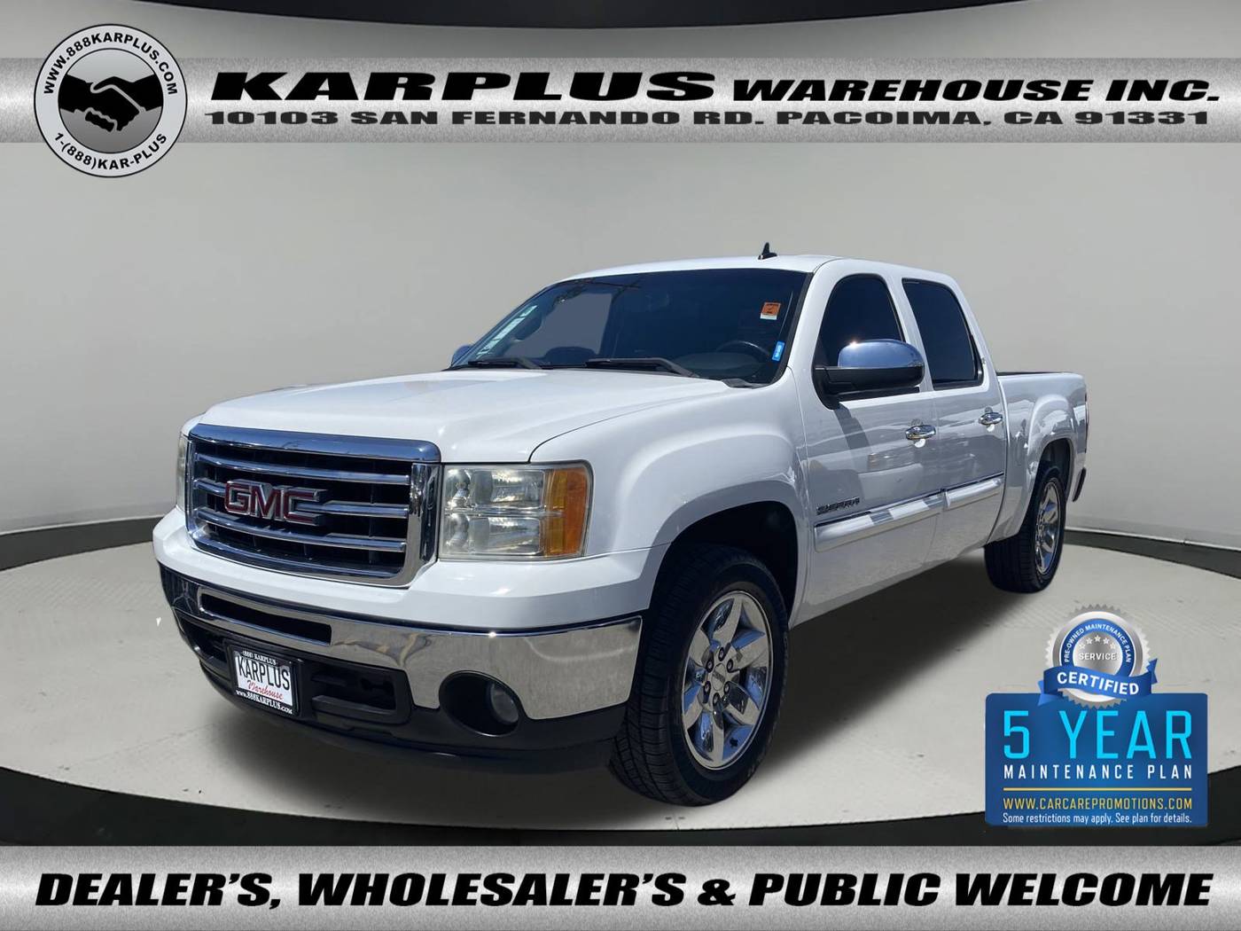 2013 GMC Sierra 1500 SLE — Pickup Truck — 113,808 mi — Pacoima, CA