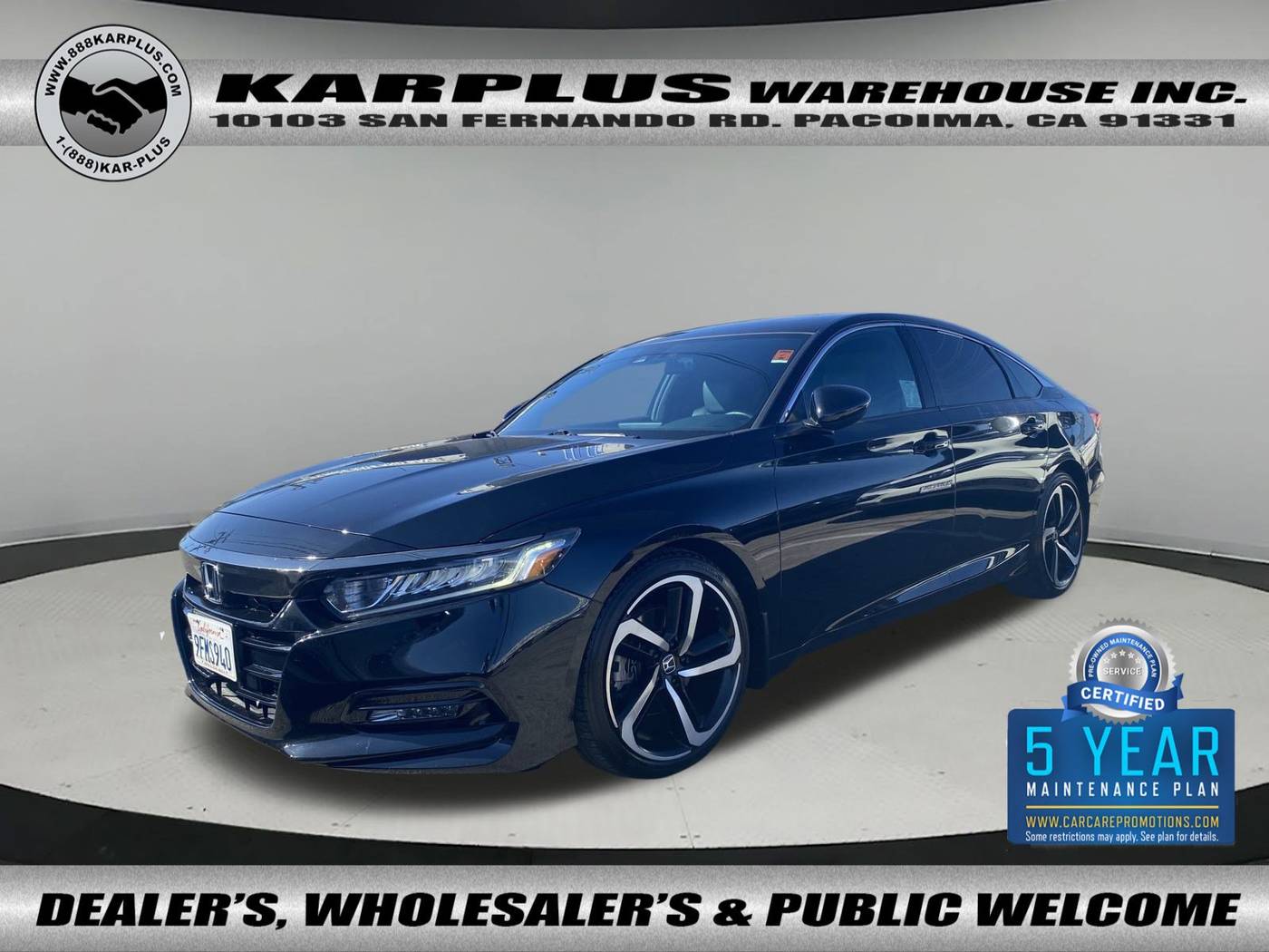 2018 Honda Accord Sport — Sedan — 58,101 mi — Pacoima, CA