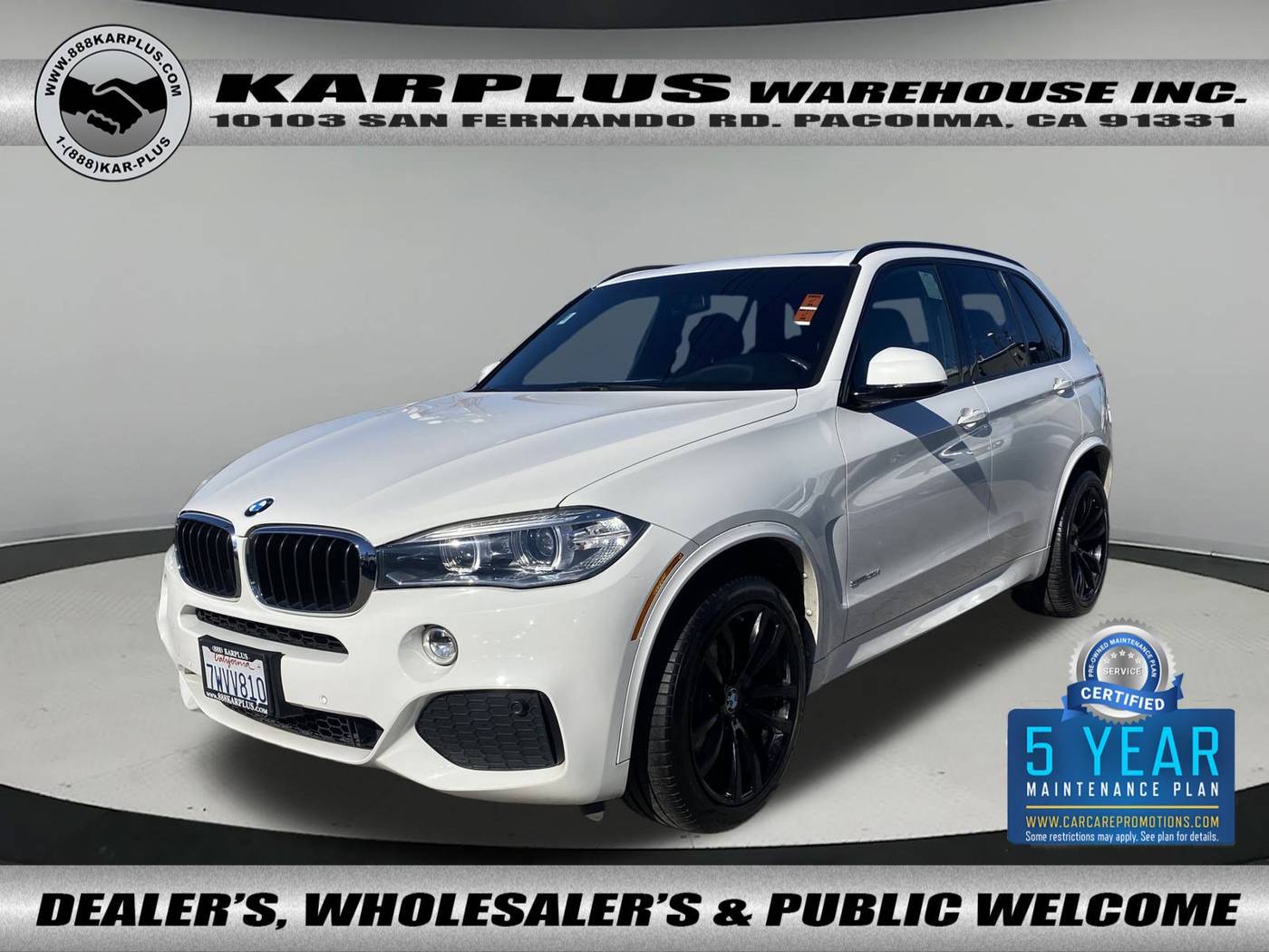 2017 BMW X5 35i — SUV — 62,882 mi — Pacoima, CA