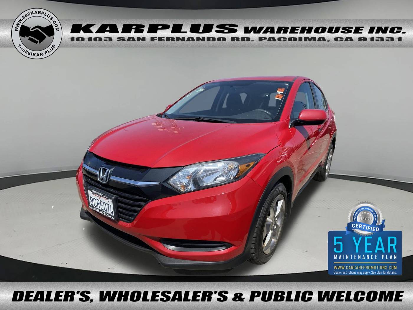 2018 Honda HR-V LX — SUV — 105,989 mi — Pacoima, CA