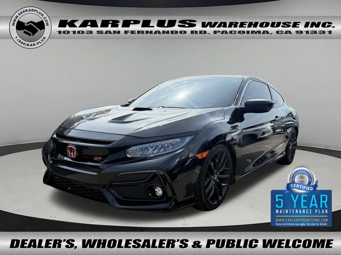 2020 Honda Civic Si — Coupe — 48,798 mi — Pacoima, CA