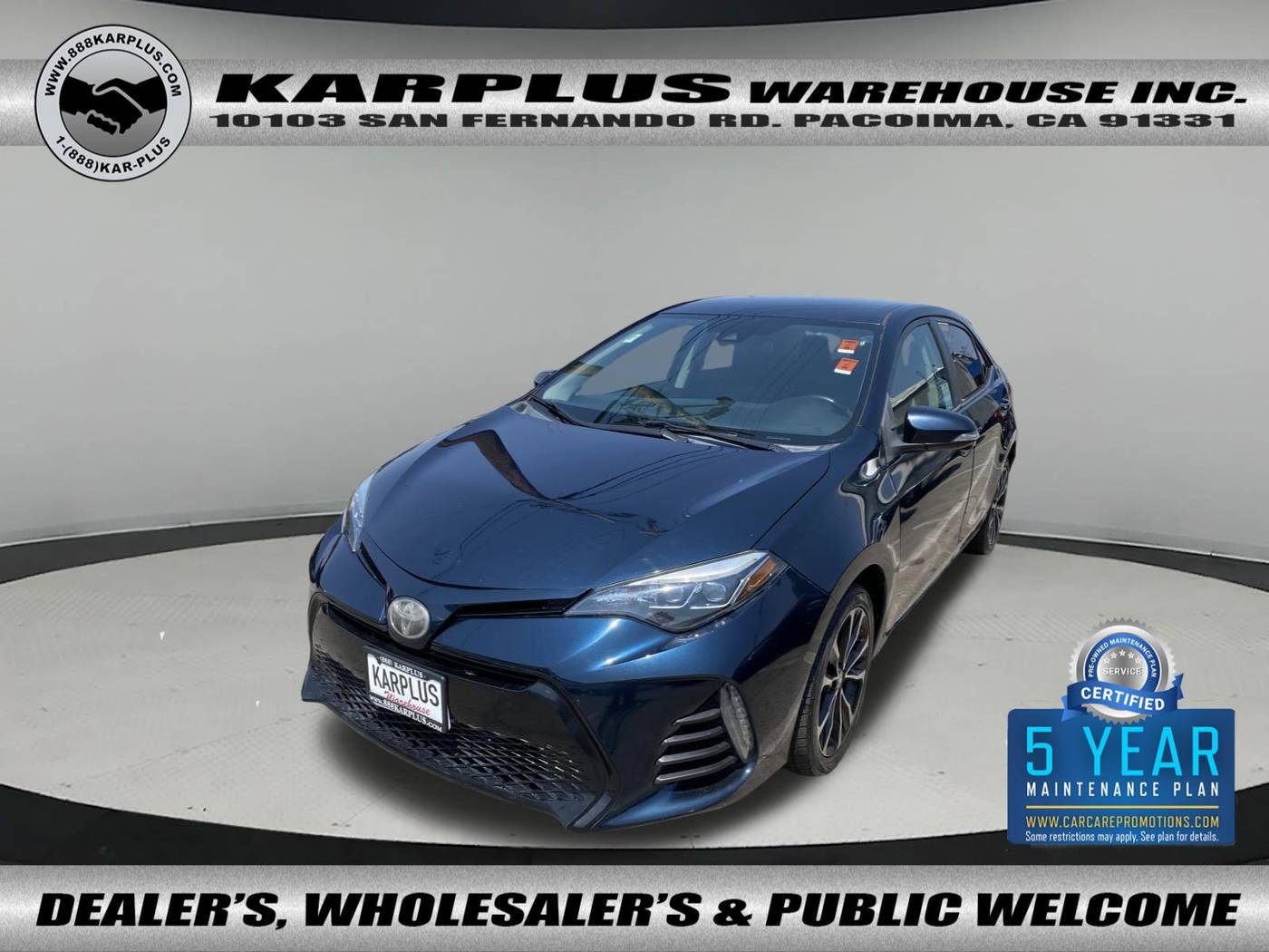 2019 Toyota Corolla SE — Sedan — 60,298 mi — Pacoima, CA