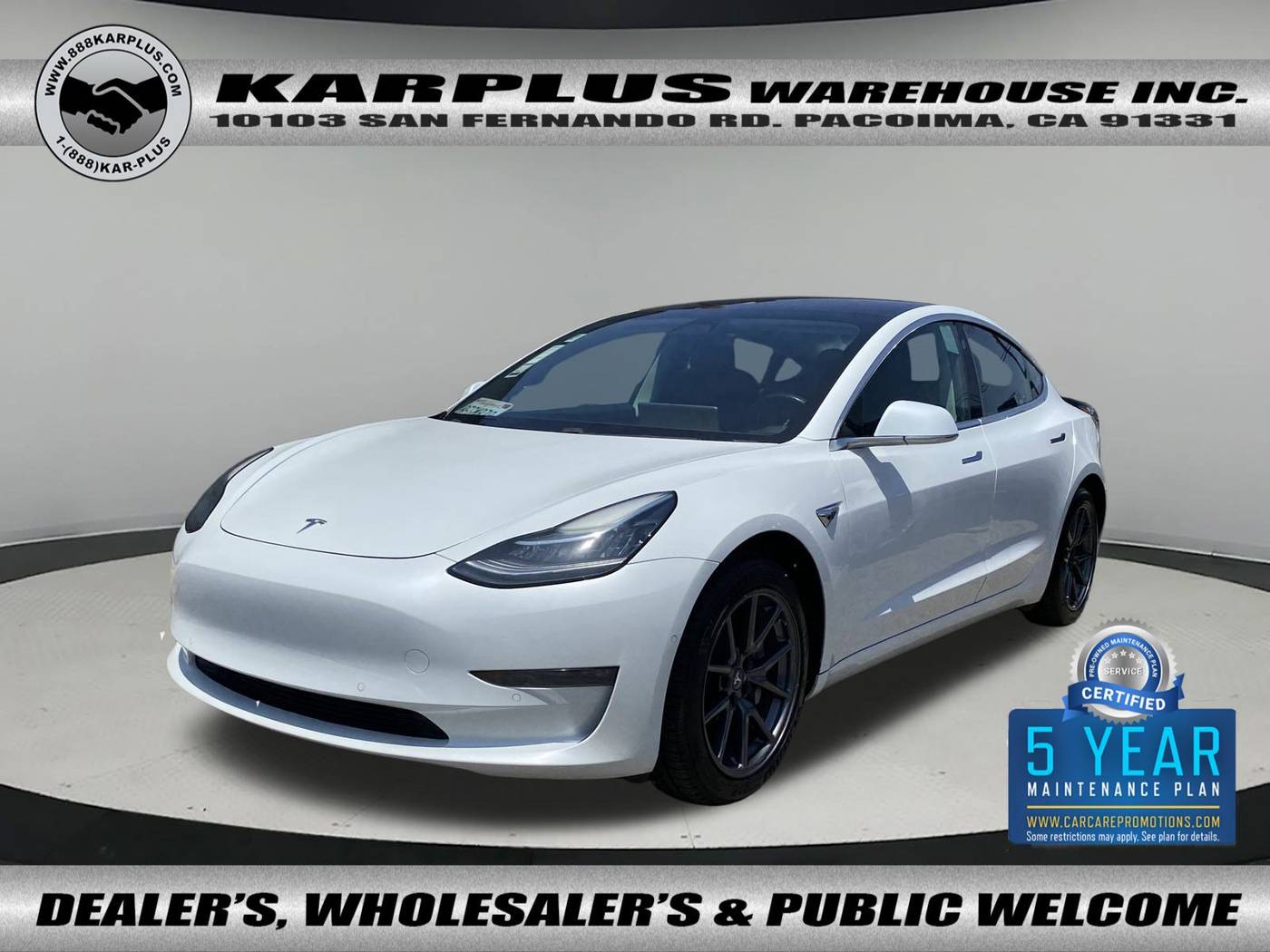 2018 Tesla Model 3 Long Range — Sedan — 135,096 mi — Pacoima, CA