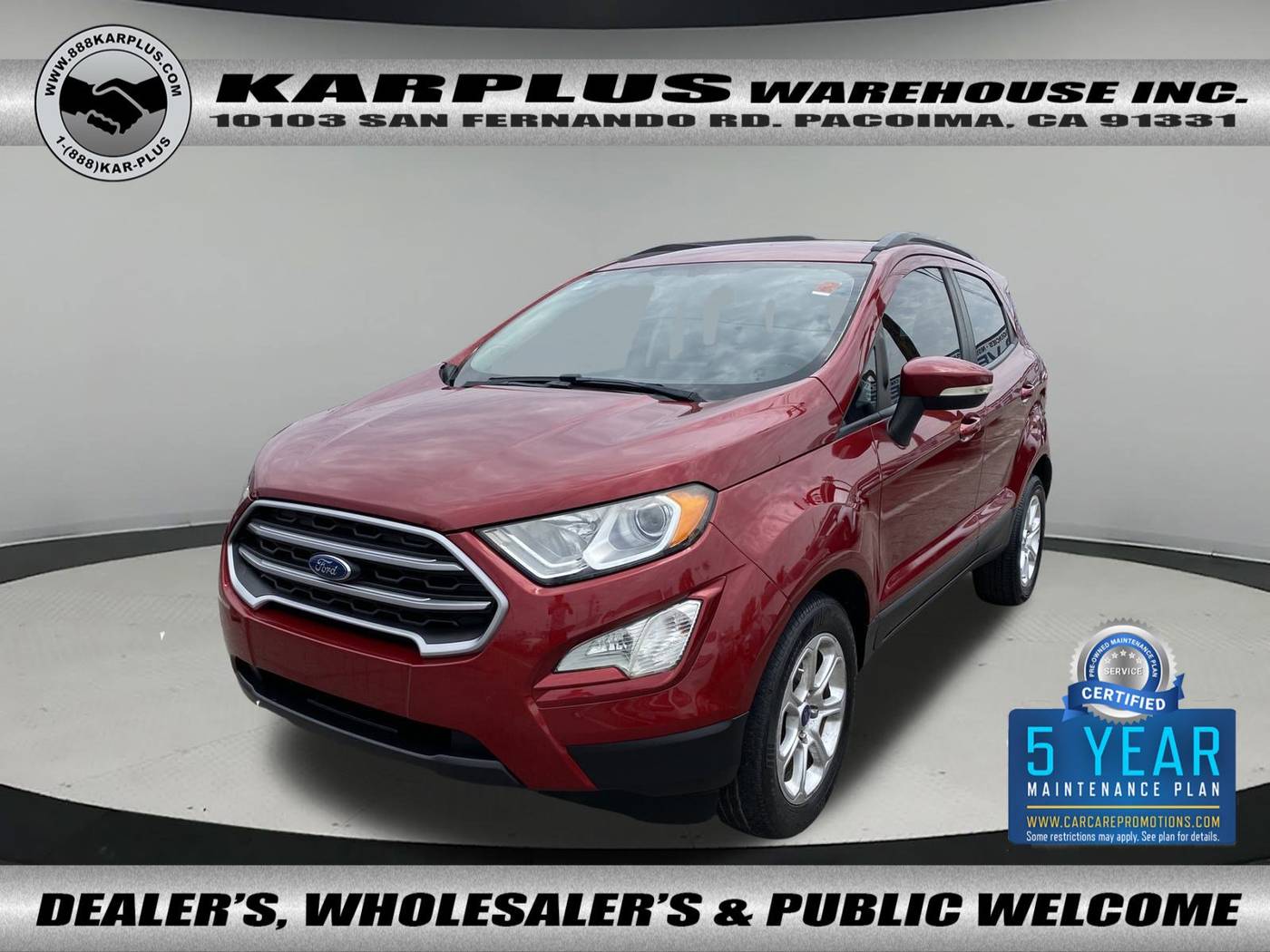2020 Ford EcoSport SE — SUV — 50,936 mi — Pacoima, CA