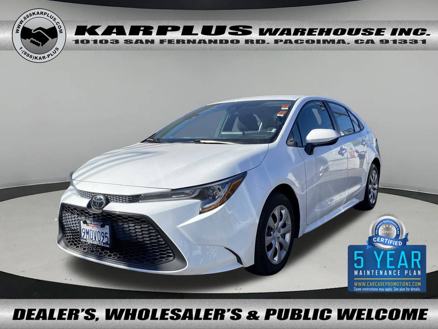 2022 Toyota Corolla LE — Sedan — 57,773 mi — Pacoima, CA