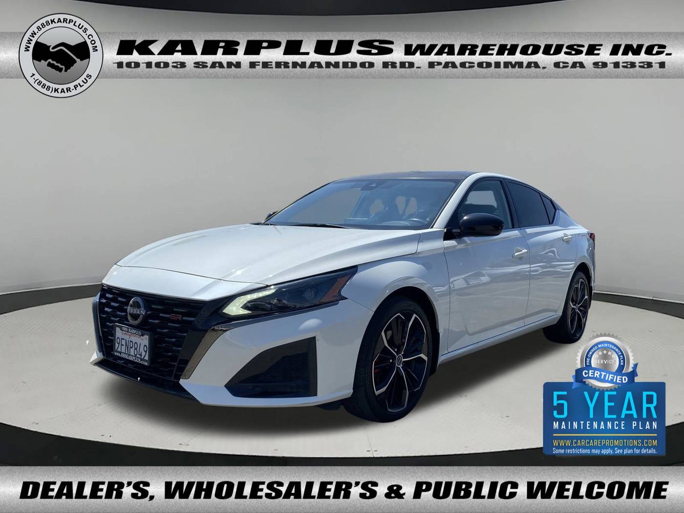 2023 Nissan Altima SR — Sedan — 38,627 mi — Pacoima, CA