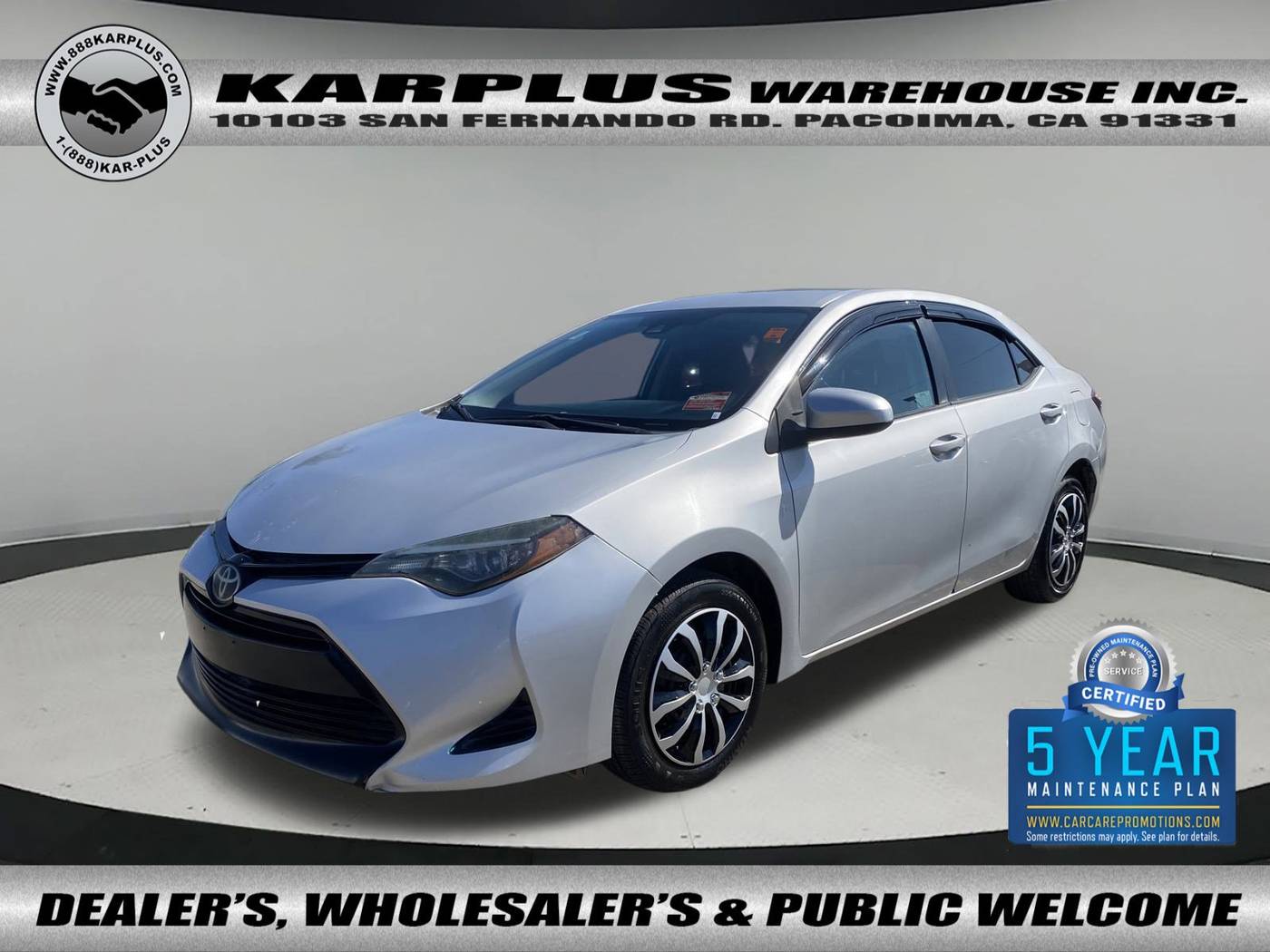 2017 Toyota Corolla LE — Sedan — 85,366 mi — Pacoima, CA