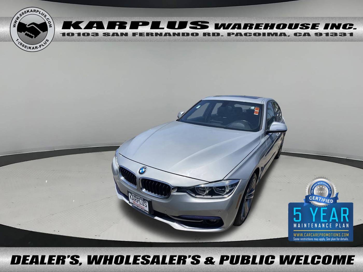 2016 BMW 3 Series 328i — Sedan — 75,887 mi — Pacoima, CA