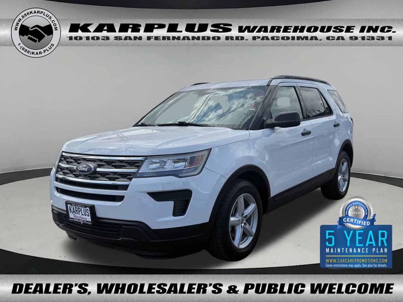 2018 Ford Explorer Base — SUV — 45,674 mi — Pacoima, CA