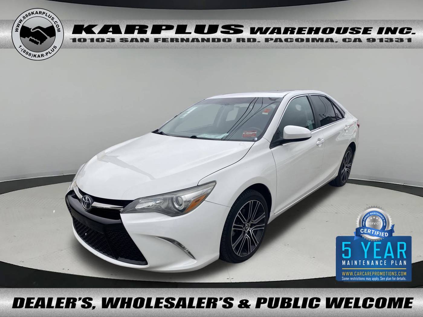 2016 Toyota Camry SE — Sedan — 123,895 mi — Pacoima, CA