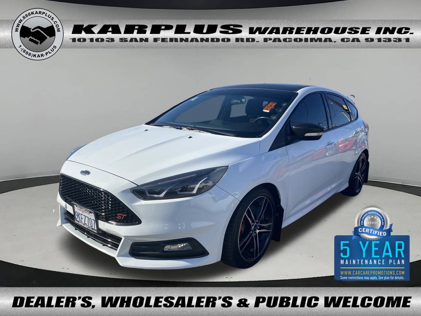 2015 Ford Focus ST — Hatchback — 83,040 mi — Pacoima, CA