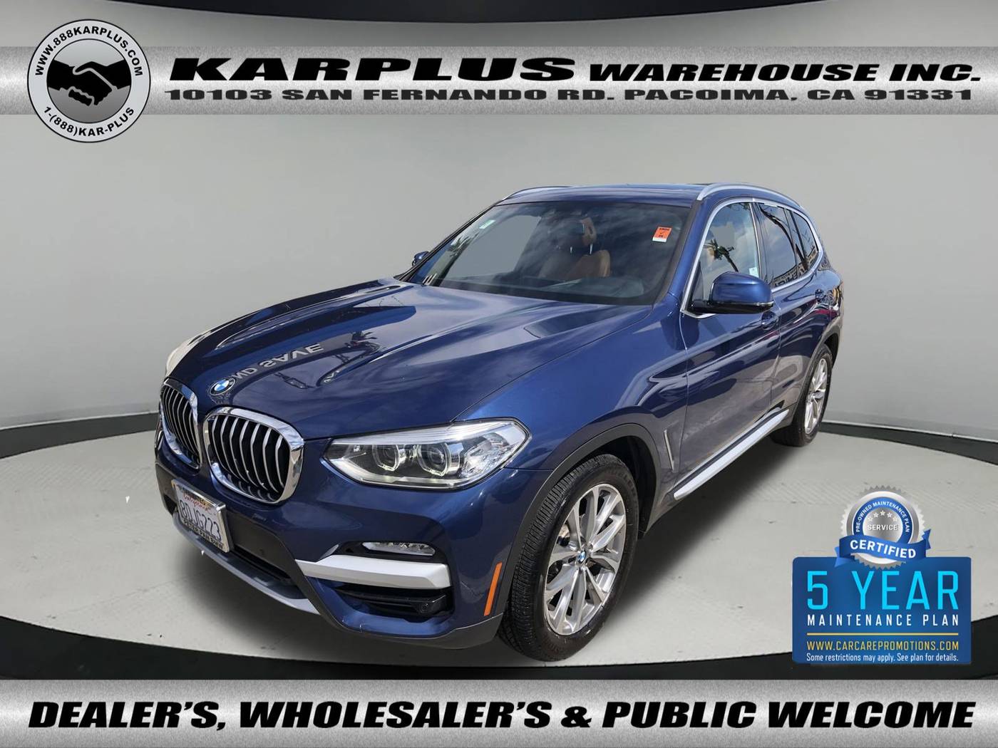 2018 BMW X3 30i — SUV — 51,390 mi — Pacoima, CA