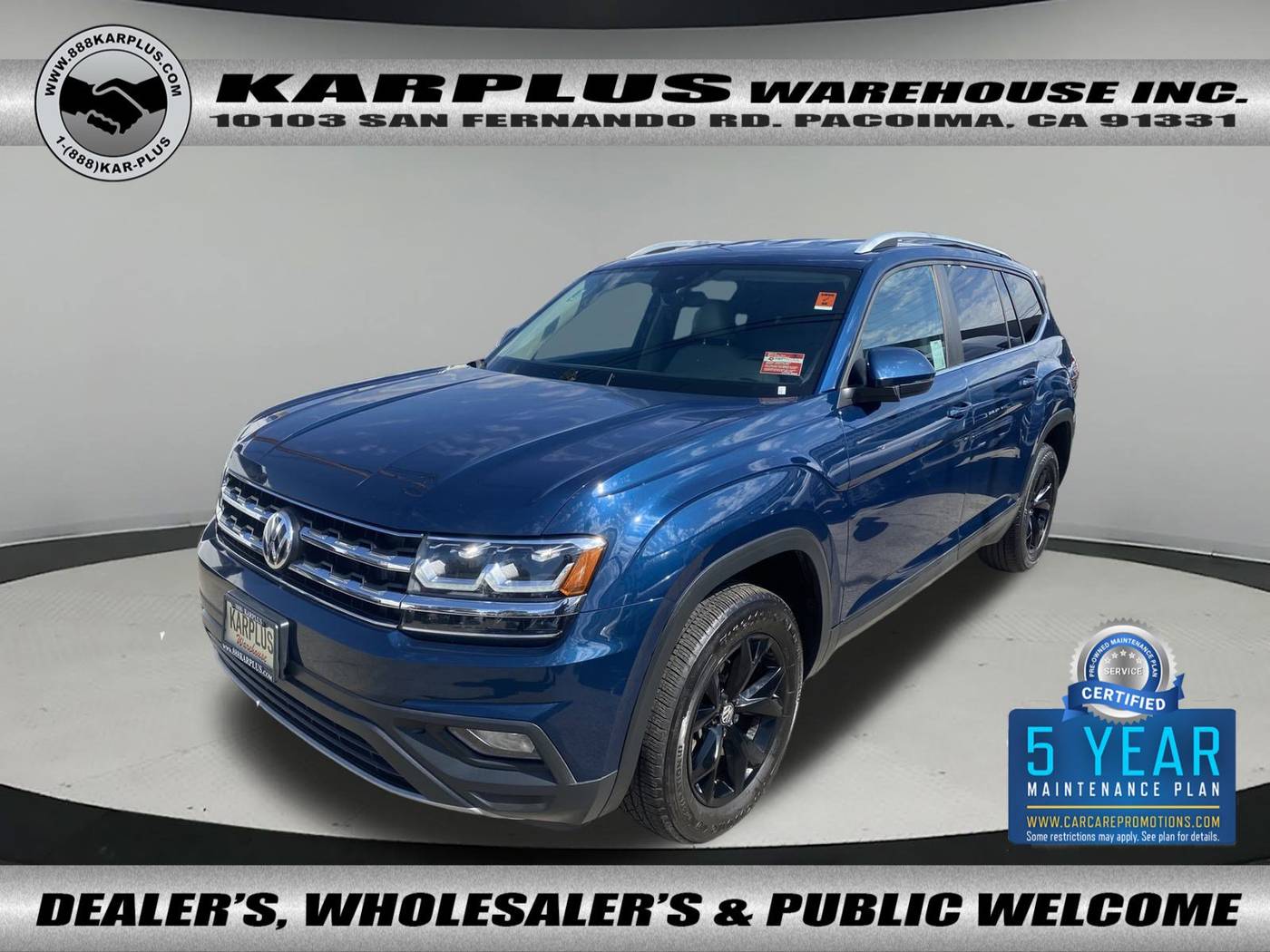 2018 Volkswagen Atlas SE with Technology — SUV — 88,025 mi — Pacoima, CA