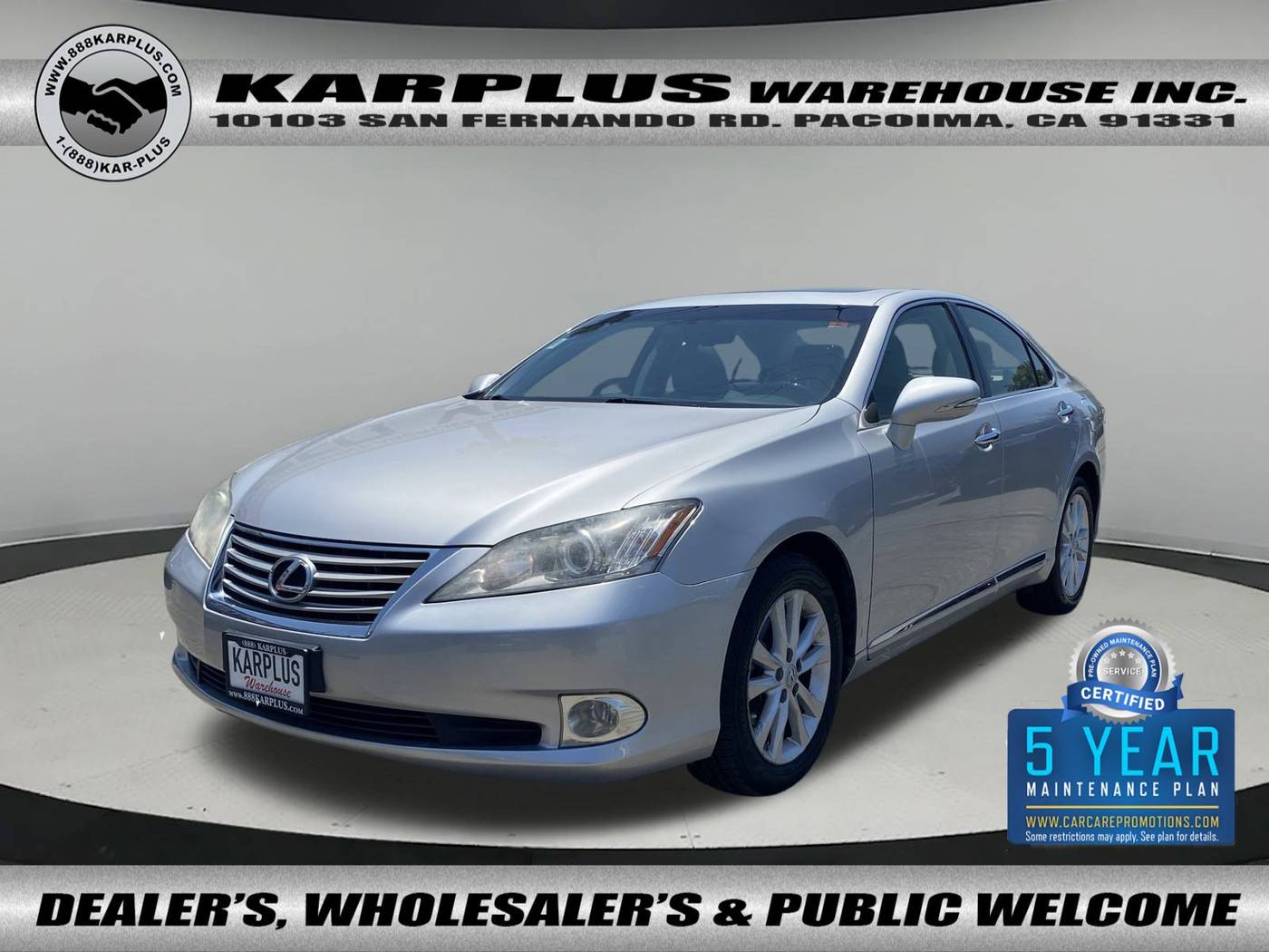 2012 Lexus ES ES 350 — Sedan — 107,426 mi — Pacoima, CA