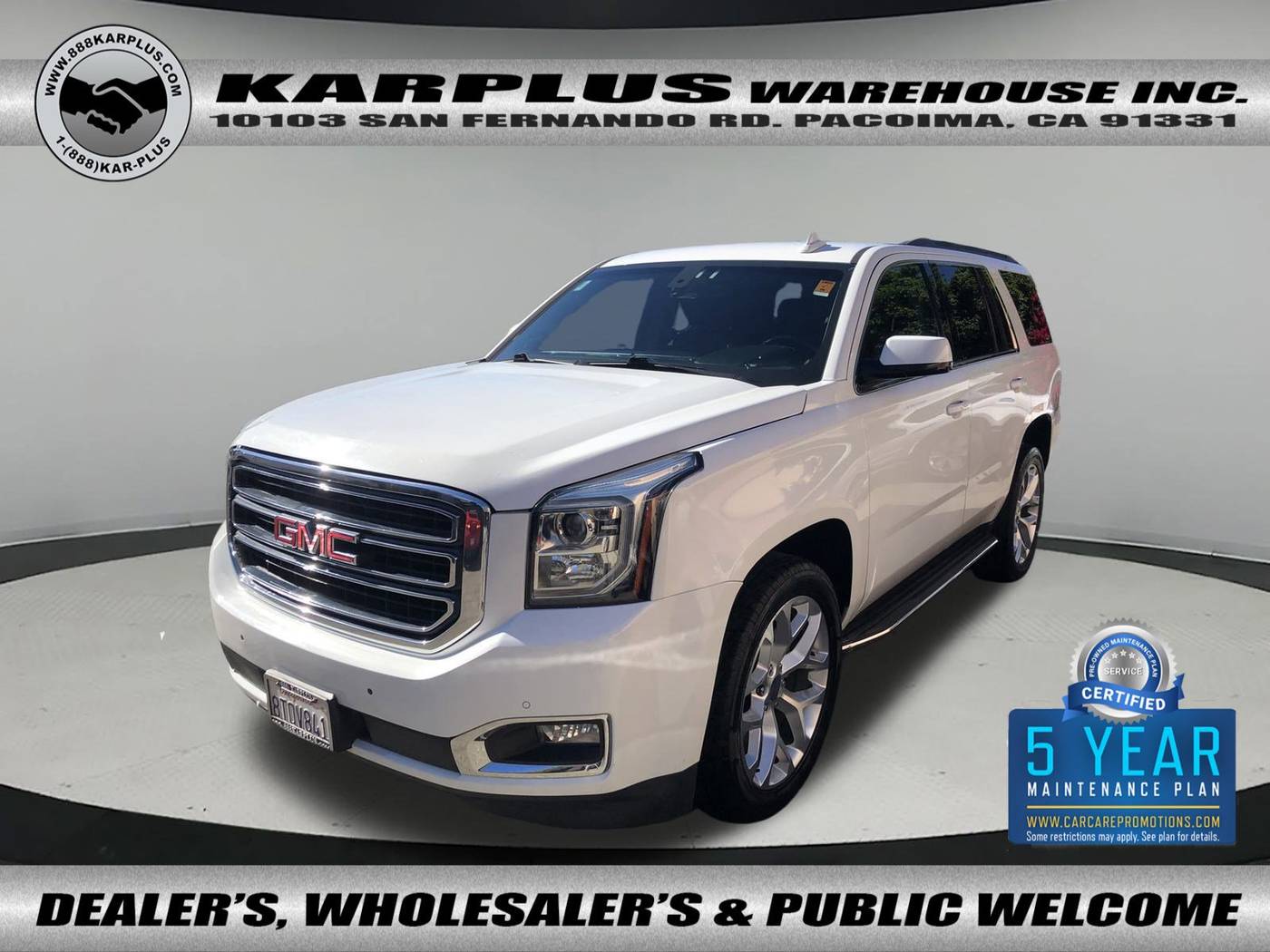 2015 GMC Yukon SLE — SUV — 120,229 mi — Pacoima, CA