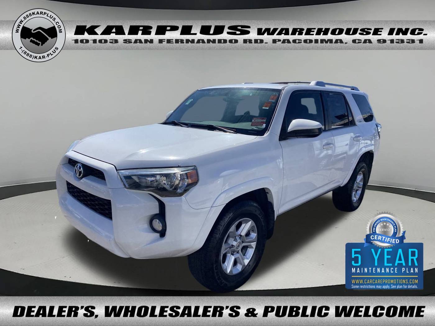 2018 Toyota 4Runner SR5 Premium — SUV — 73,906 mi — Pacoima, CA