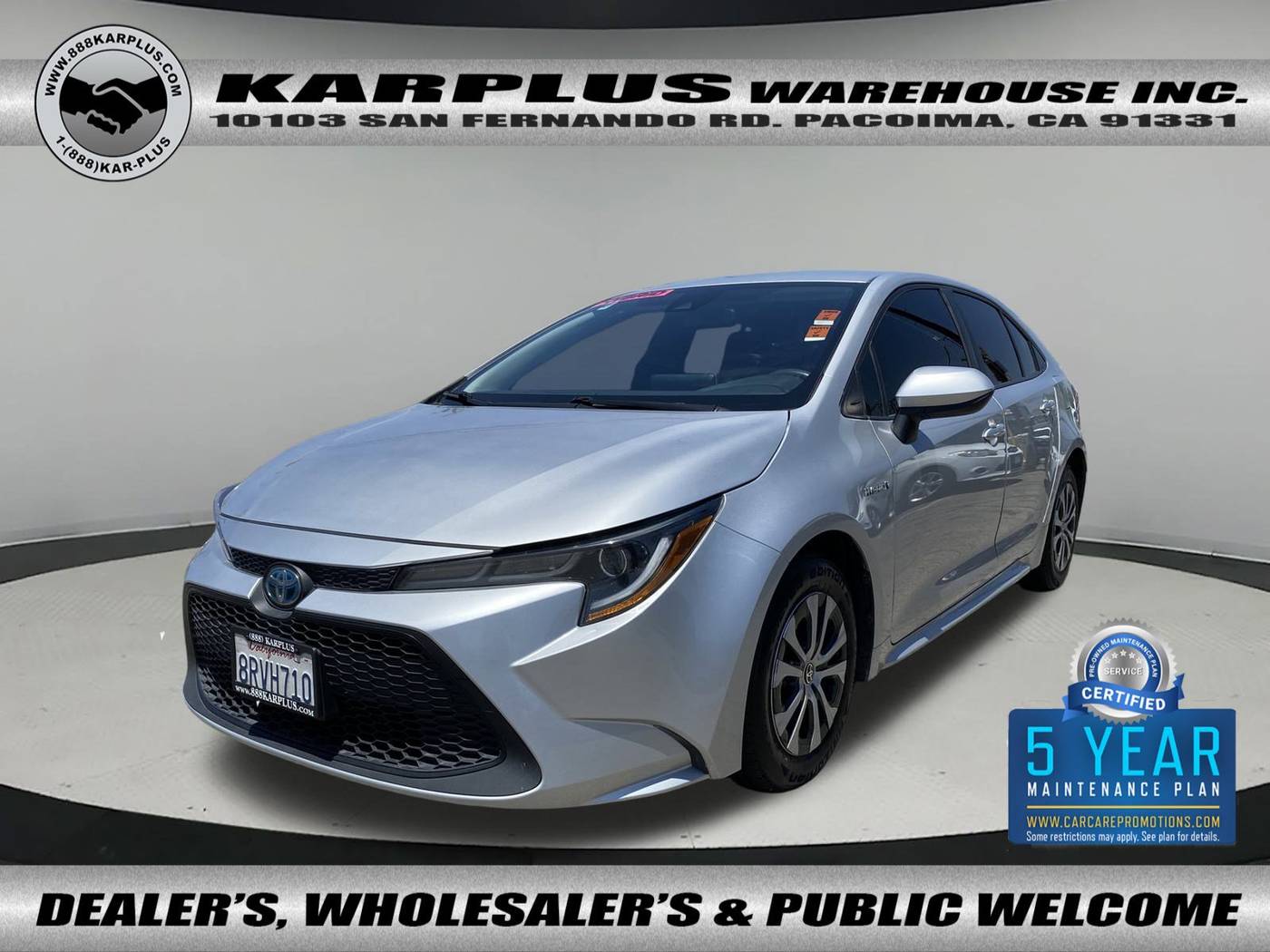 2021 Toyota Corolla Hybrid LE — Sedan — 127,385 mi — Pacoima, CA
