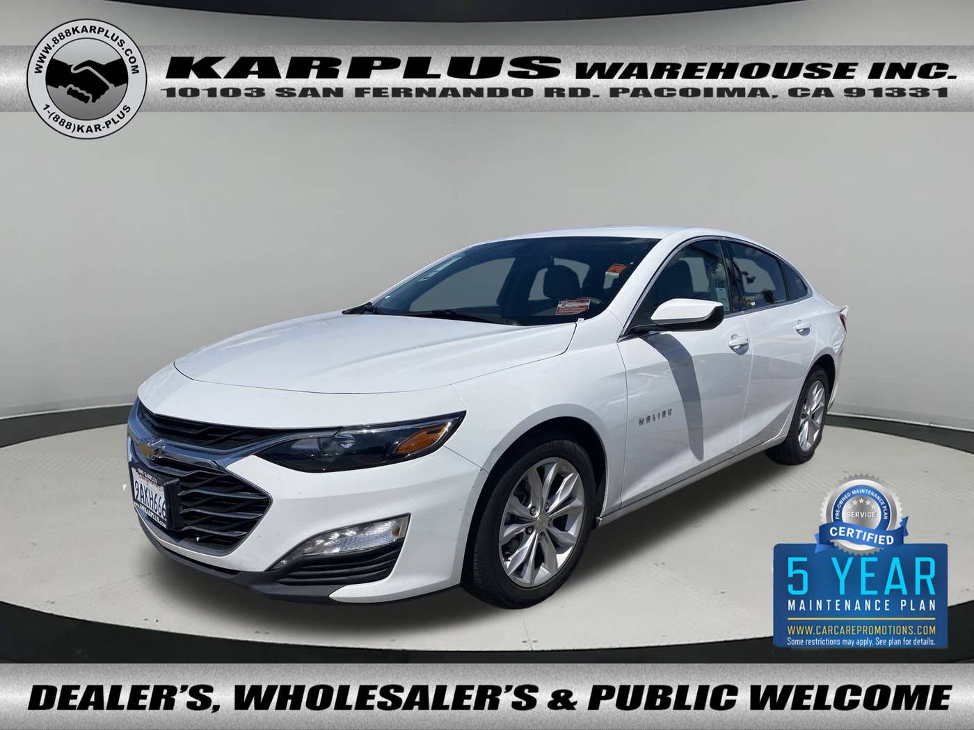2022 Chevrolet Malibu LT — Sedan — 71,308 mi — Pacoima, CA