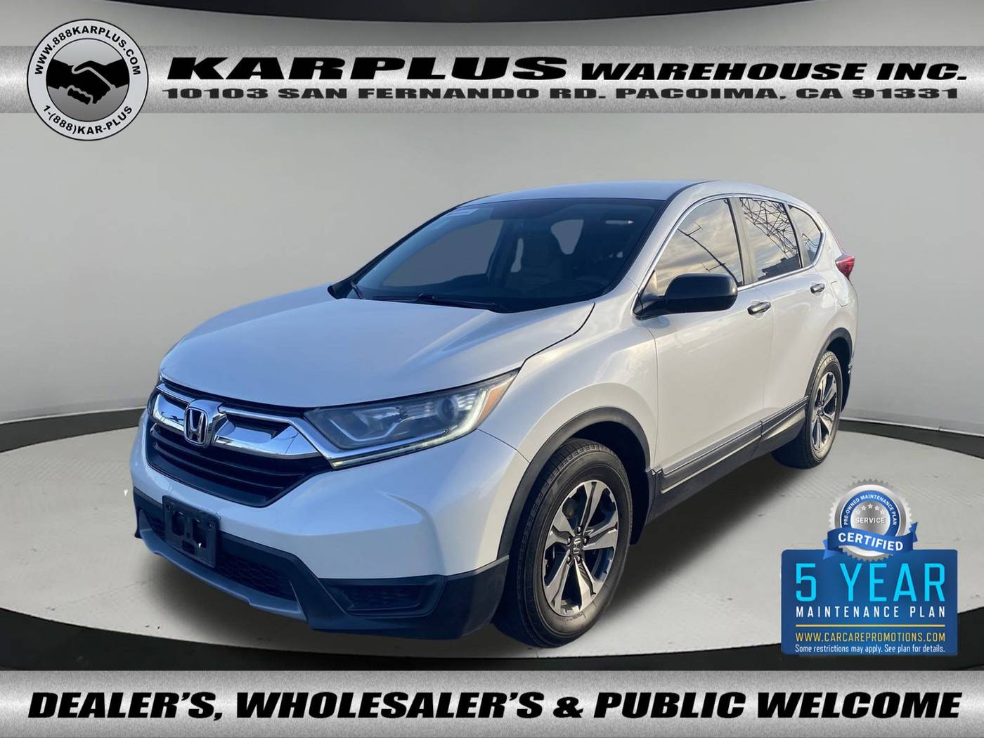 2017 Honda CR-V LX — SUV — 100,530 mi — Pacoima, CA