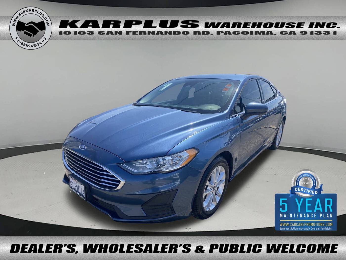 2019 Ford Fusion SE — Sedan — 39,247 mi — Pacoima, CA