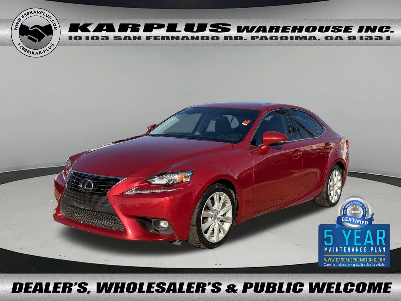 2015 Lexus IS IS 250 — Sedan — 75,986 mi — Pacoima, CA