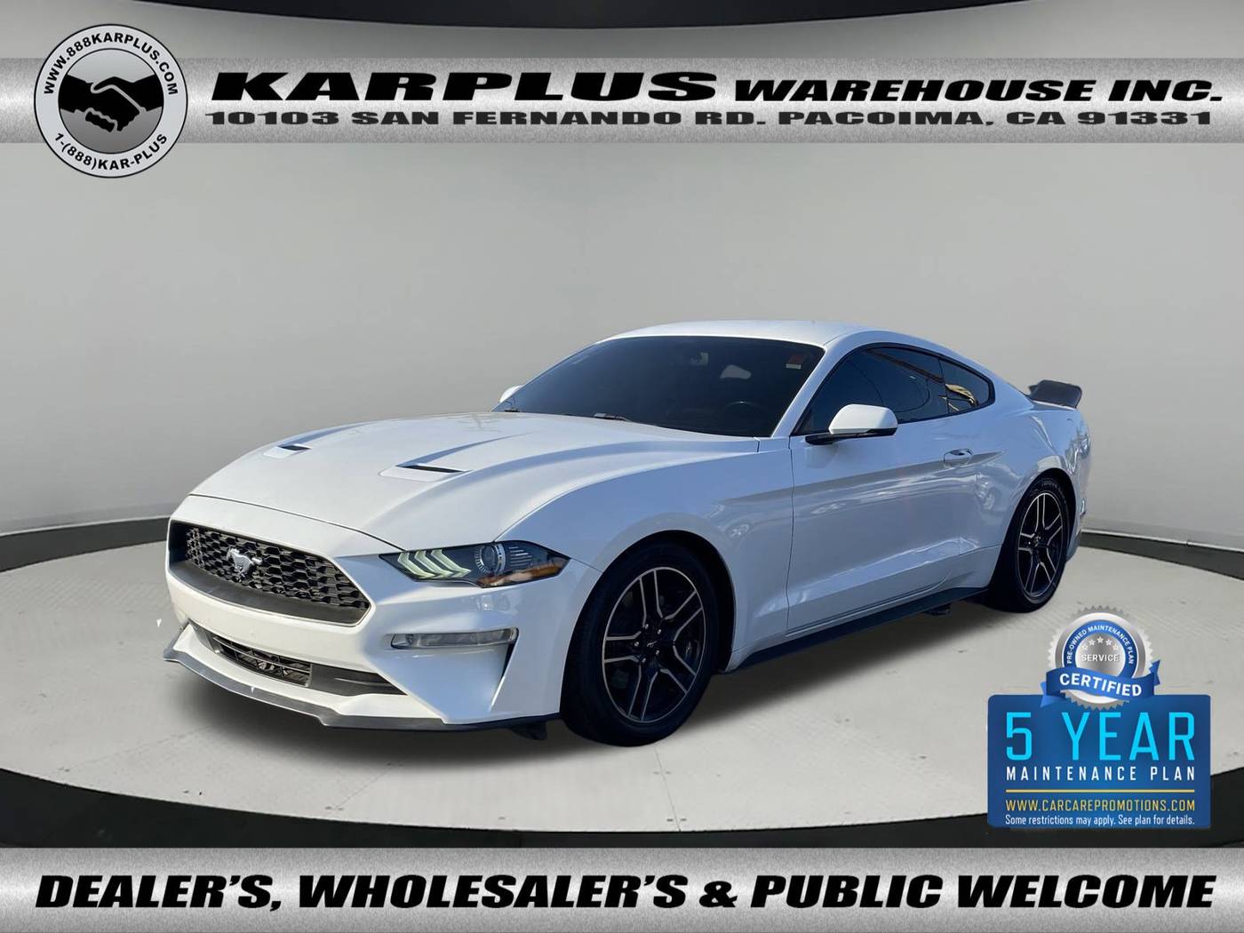 2020 Ford Mustang EcoBoost — Coupe — 85,702 mi — Pacoima, CA
