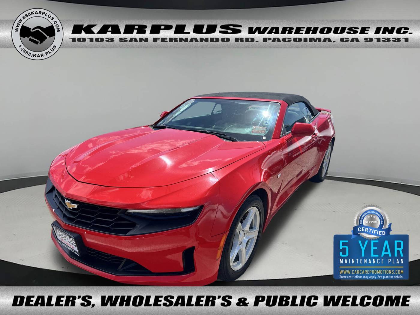 2020 Chevrolet Camaro 1LT — Convertible — 45,686 mi — Pacoima, CA