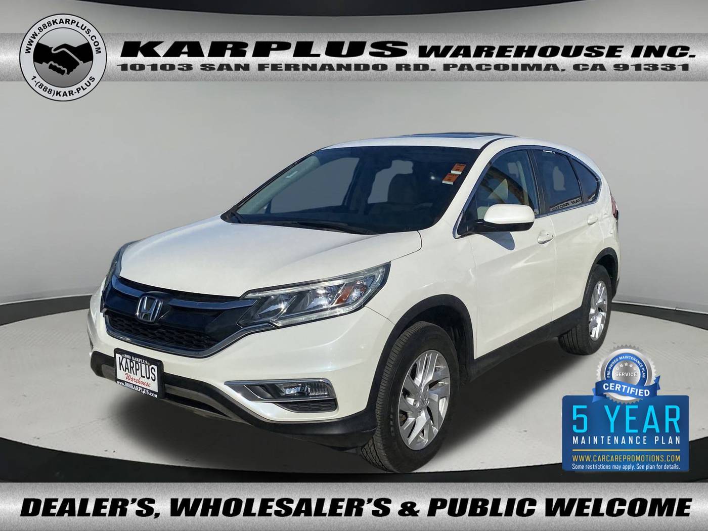 2015 Honda CR-V EX — SUV — 104,190 mi — Pacoima, CA