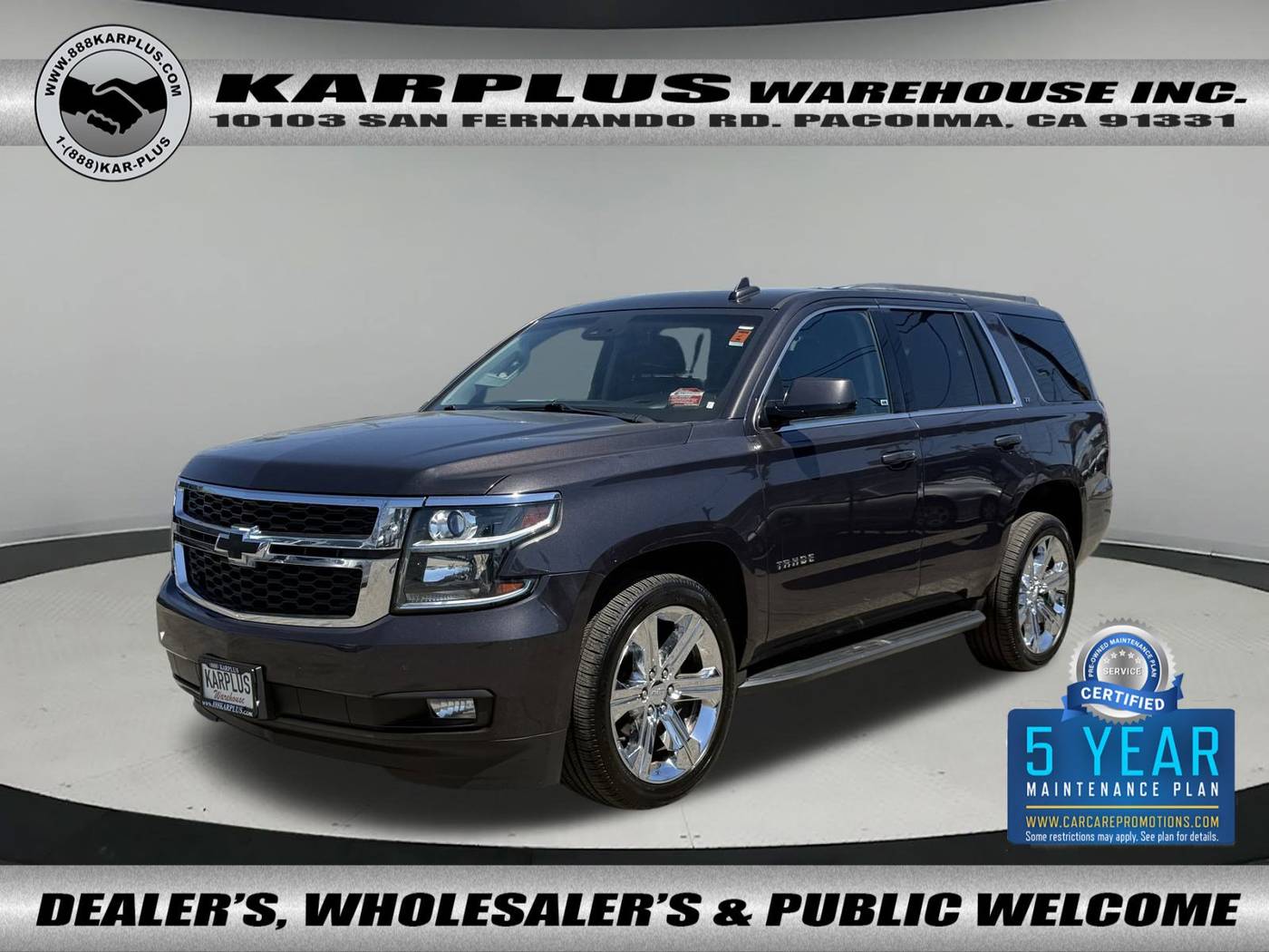 2016 Chevrolet Tahoe LT — SUV — 102,985 mi — Pacoima, CA
