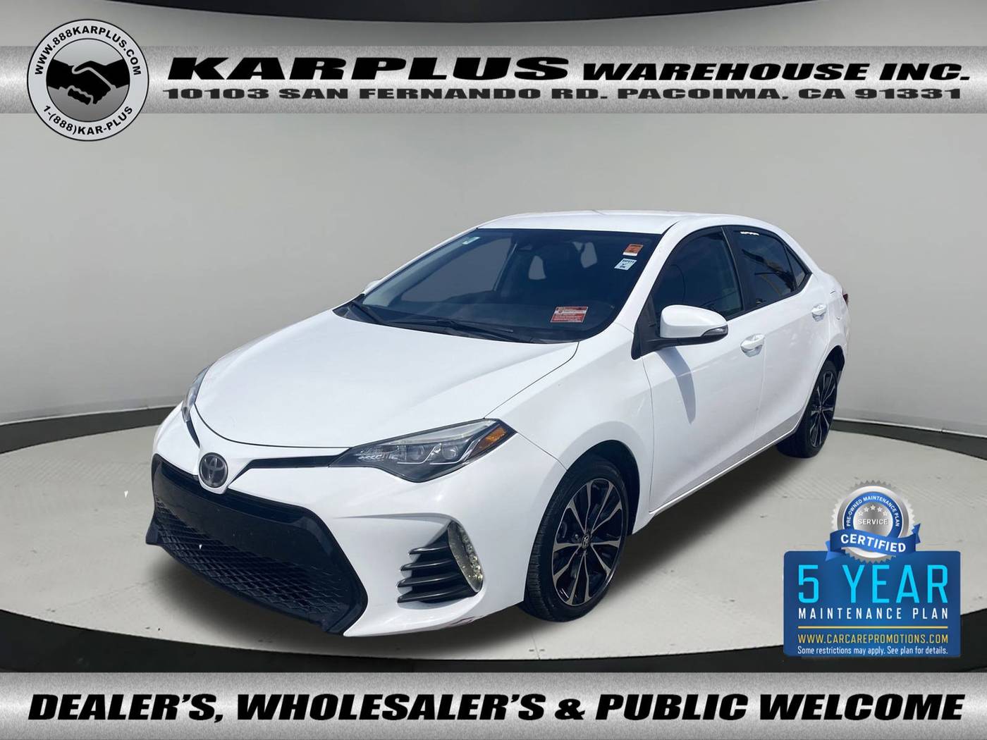 2019 Toyota Corolla SE — Sedan — 73,748 mi — Pacoima, CA