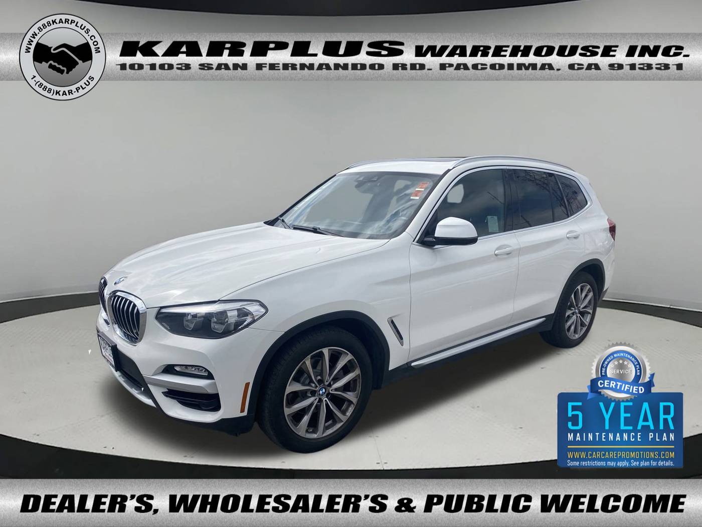 2019 BMW X3 30i — SUV — 56,270 mi — Pacoima, CA