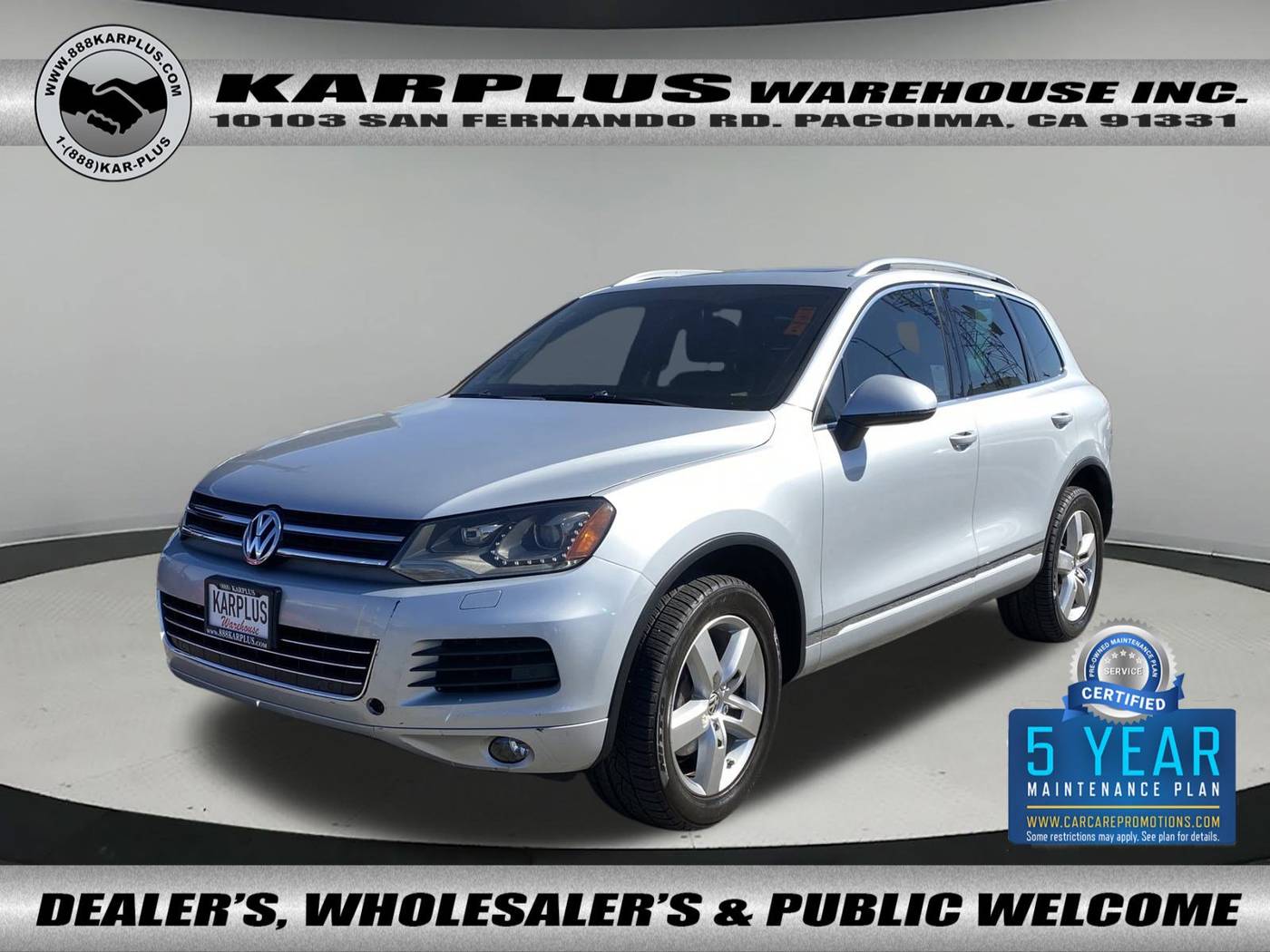 2012 Volkswagen Touareg VR6 Lux — SUV — 145,710 mi — Pacoima, CA