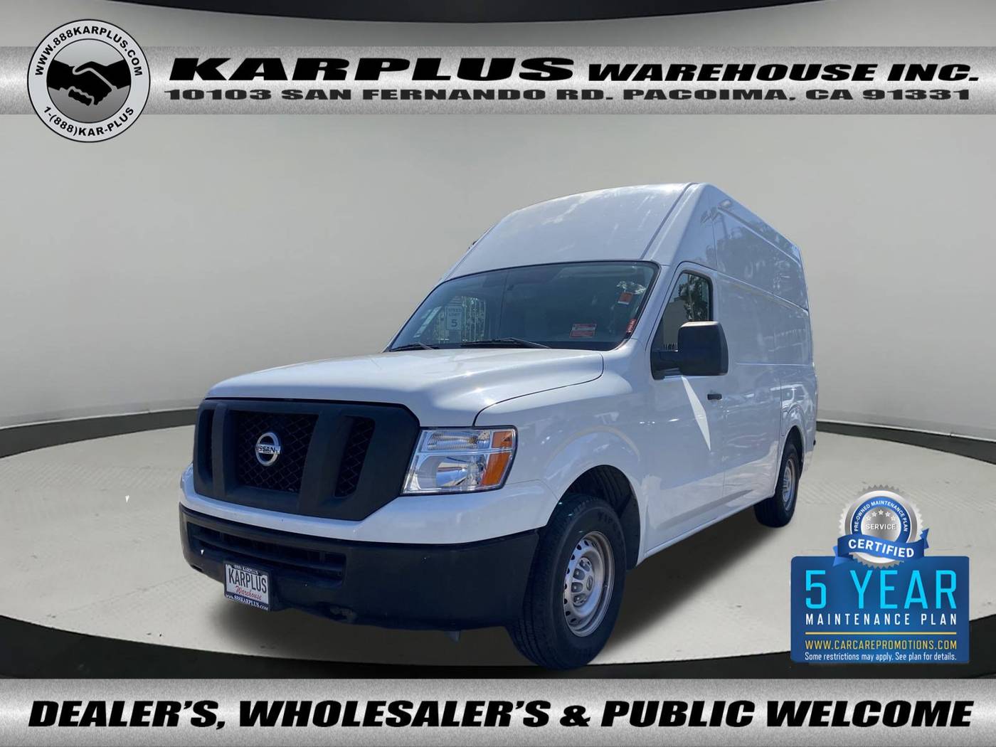 2017 Nissan NV Cargo NV2500 HD S — Cargo Van — 80,657 mi — Pacoima, CA