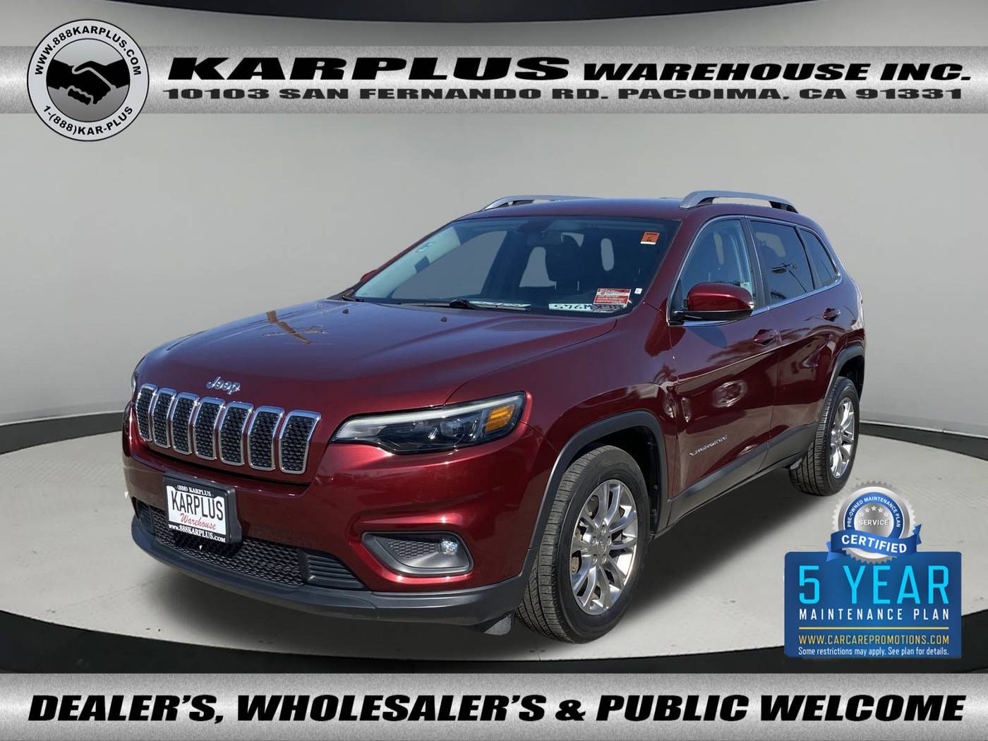 2019 Jeep Cherokee Latitude Plus — SUV — 55,229 mi — Pacoima, CA