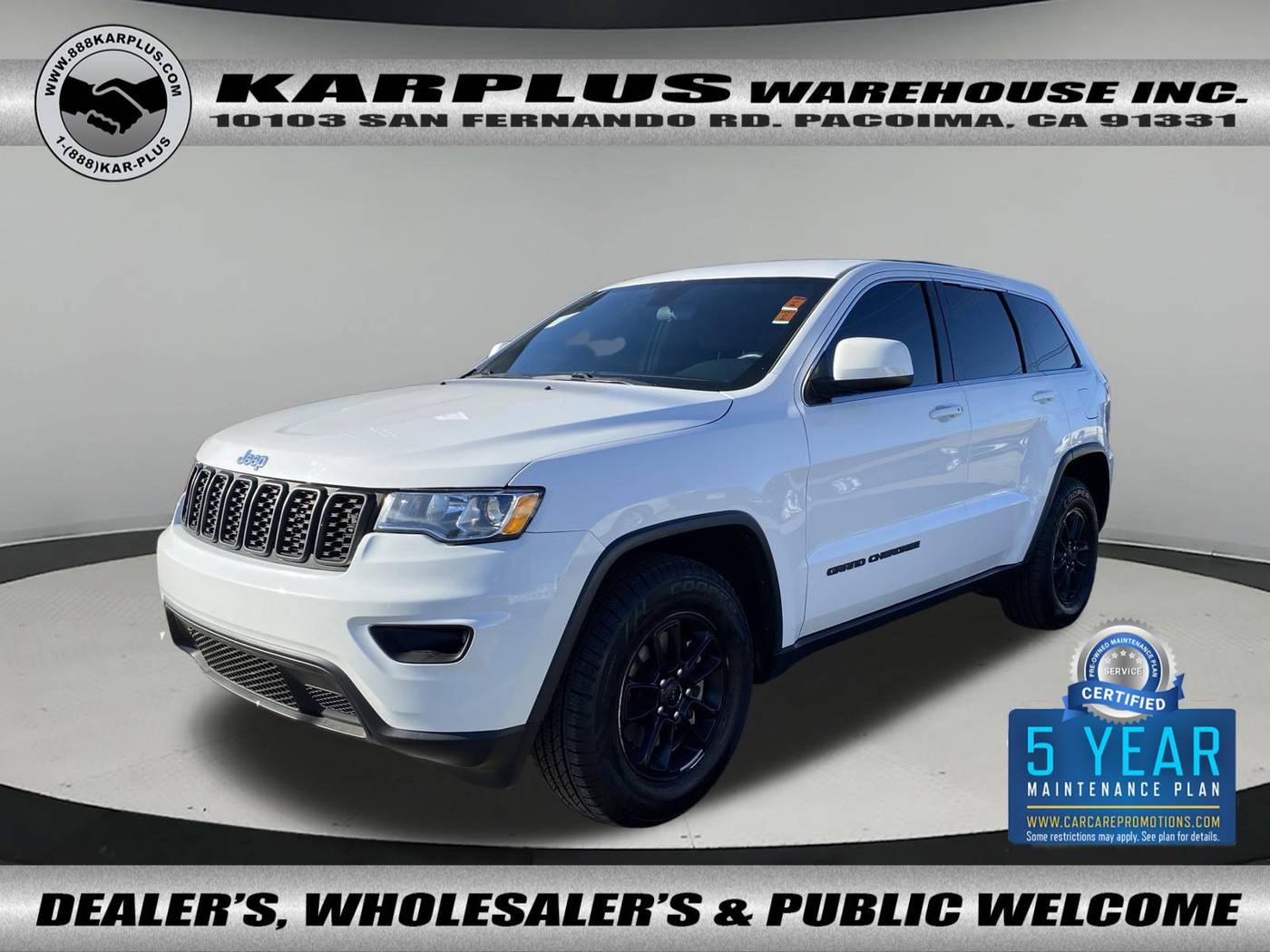 2018 Jeep Grand Cherokee Laredo — SUV — 78,026 mi — Pacoima, CA