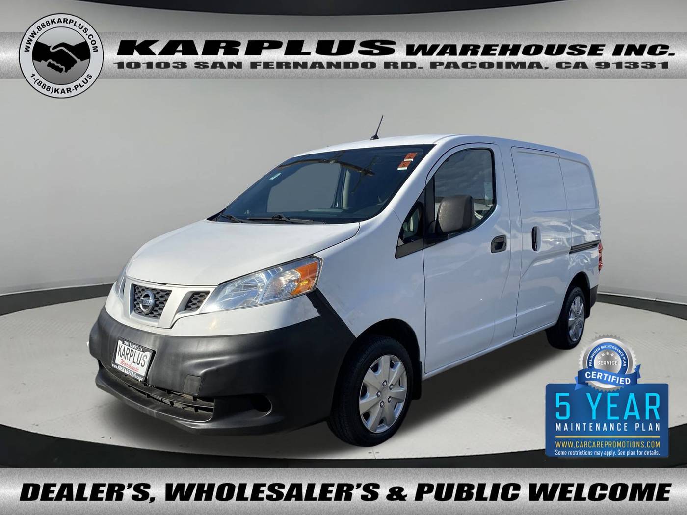 2017 Nissan NV200 Compact Cargo S — Cargo Van — 108,794 mi — Pacoima, CA