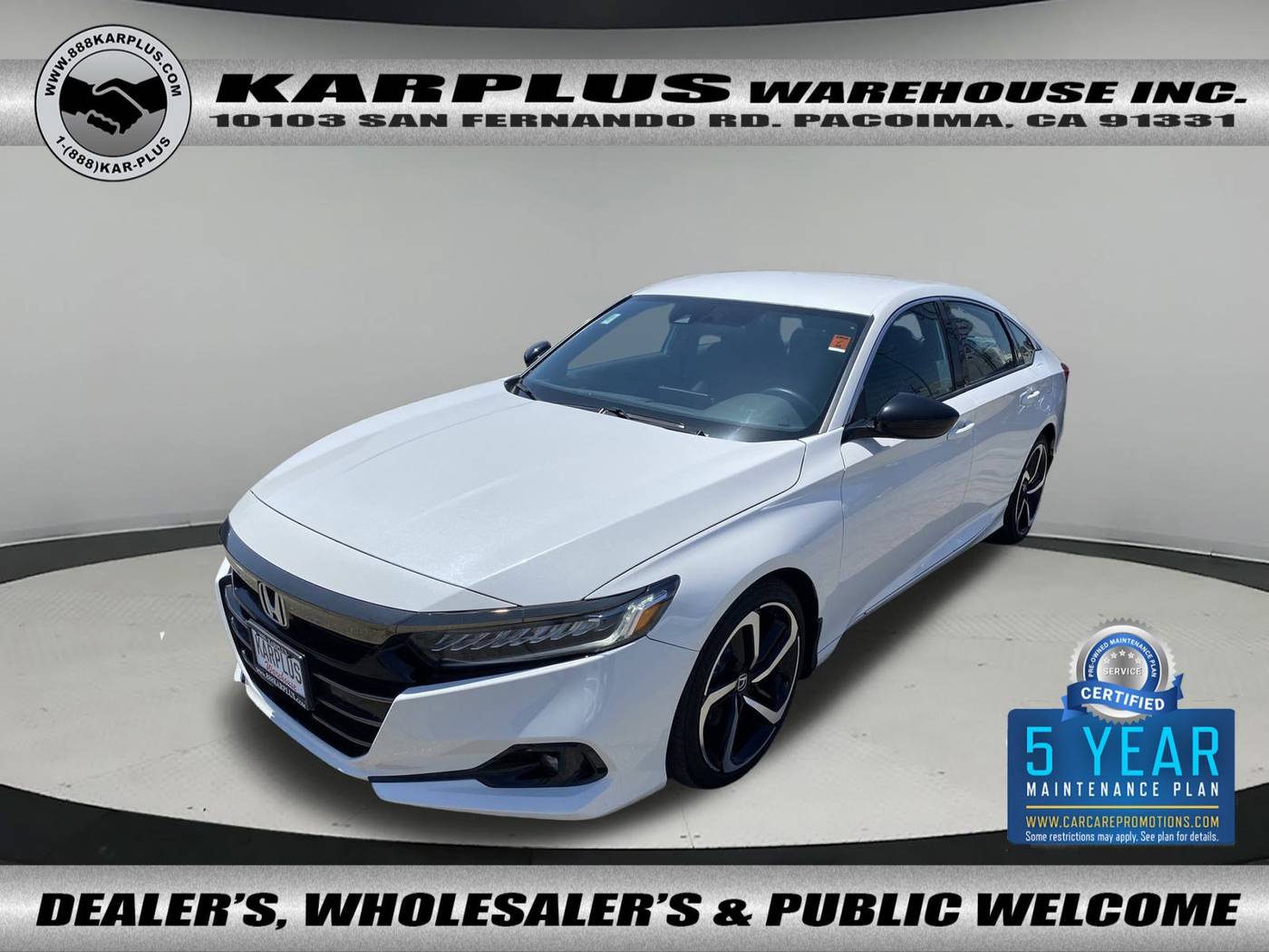 2021 Honda Accord Sport — Sedan — 50,670 mi — Pacoima, CA
